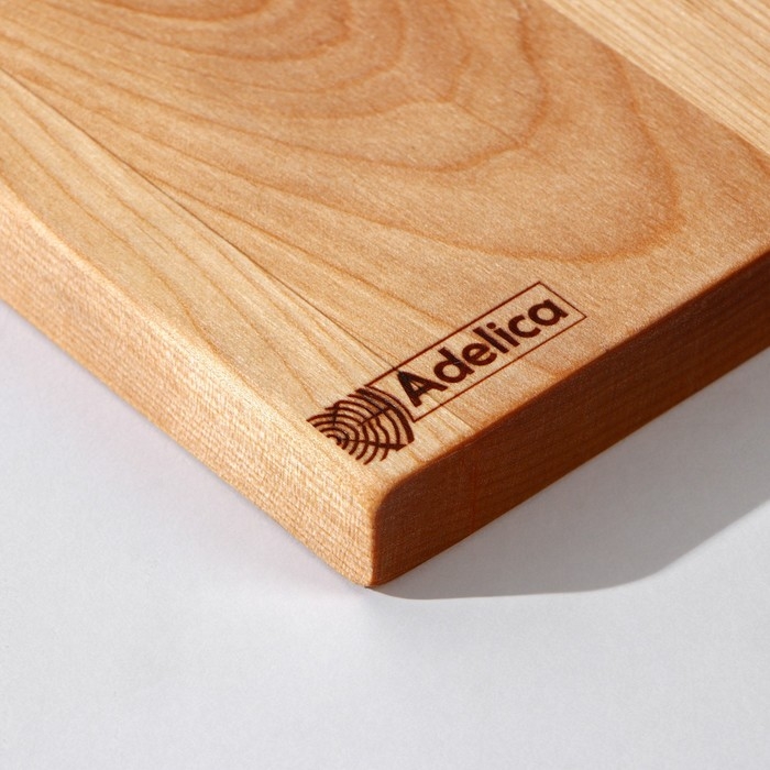 Доска разделочная с металлической ручкой Adelica, 24×16×1,8 см, пропитана минеральным маслом, берёза Доска разделочная с металлической ручкой Adelica, 24×16×1,8 см, пропитана минеральным маслом, берёза