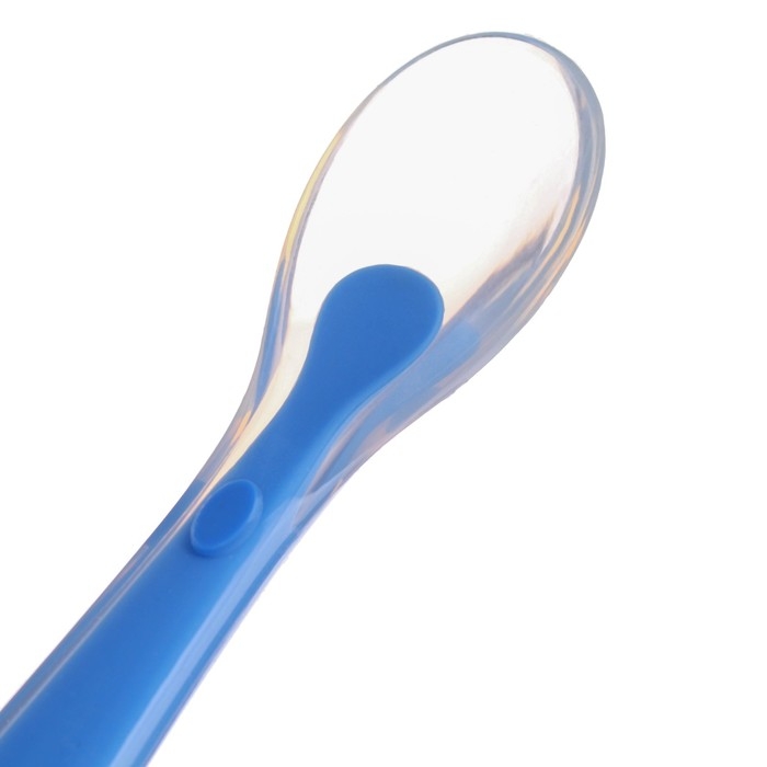 Ложка детская для кормления, силиконовая, от 5 мес., цвет МИКС Ложка детская для кормления, силиконовая, от 5 мес., цвет МИКС