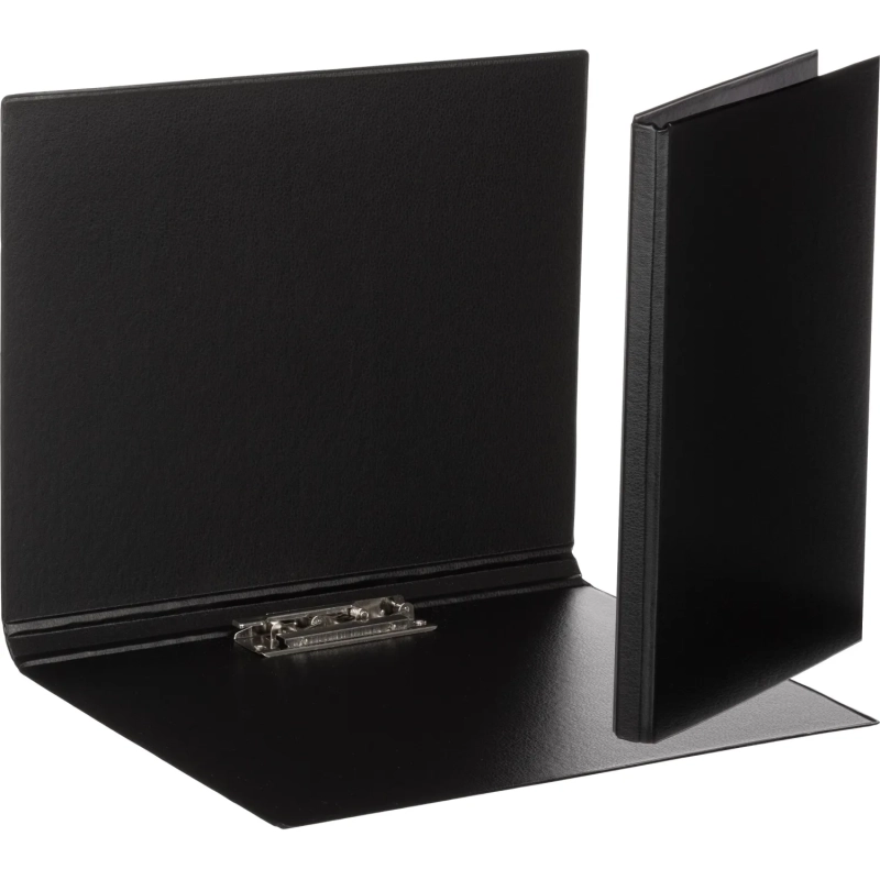 Папка с зажимом  черная Дания-Россия