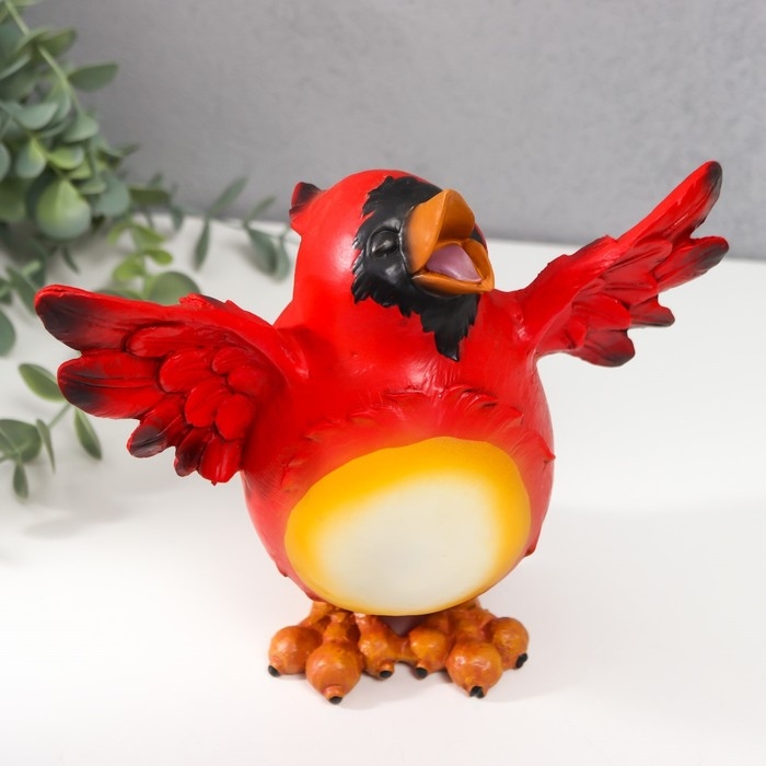 Сувенир полистоун Сувенир полистоун "Красная птица" 18х10,5х19,5 см