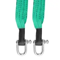 Трос буксировочный (усиленный,цвет-зеленый) AVS EXPERT ST-105B 10т 5м.шаклы