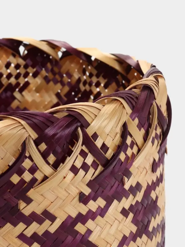 Корзинка плетёная, 30&times;30&times;25 см, бамбук