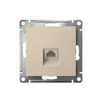ATLASDESIGN РОЗЕТКА компьютерная RJ45, кат. 5Е, механизм, ПЕСОЧНЫЙ