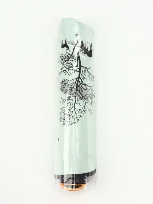 Зонт механический &laquo;Деревья&raquo;, эпонж, 4 сложения, 8 спиц, R=49/56 см, d=98 см, МИКС