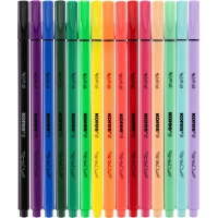 Фломастеры K-BEATS наб 15цв в коробке,пастель,неон.цв