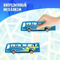 Автобус инерционный &laquo;Городская экскурсия&raquo;, цвета МИКС
