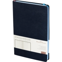 Ежедневник недатированный синий А5  MEGAPOLIS SOFT 3-470/03