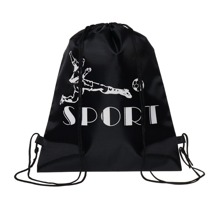 Мешок для обуви 420 х 340 мм, Calligrata SPORT, (мягкий полиэстер, плотность 210D), чёрный МИКС Мешок для обуви 420 х 340 мм, Calligrata SPORT, (мягкий полиэстер, плотность 210D), чёрный МИКС