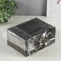 Шкатулка для украшений Netsai, 2 яруса, 17&times;23&times;10 см, чёрная