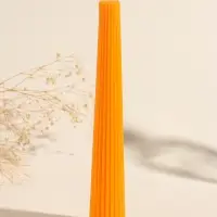 Набор свечей, 3.5х23 см, 2 шт "Башня" апельсин 4х9,5х25 см