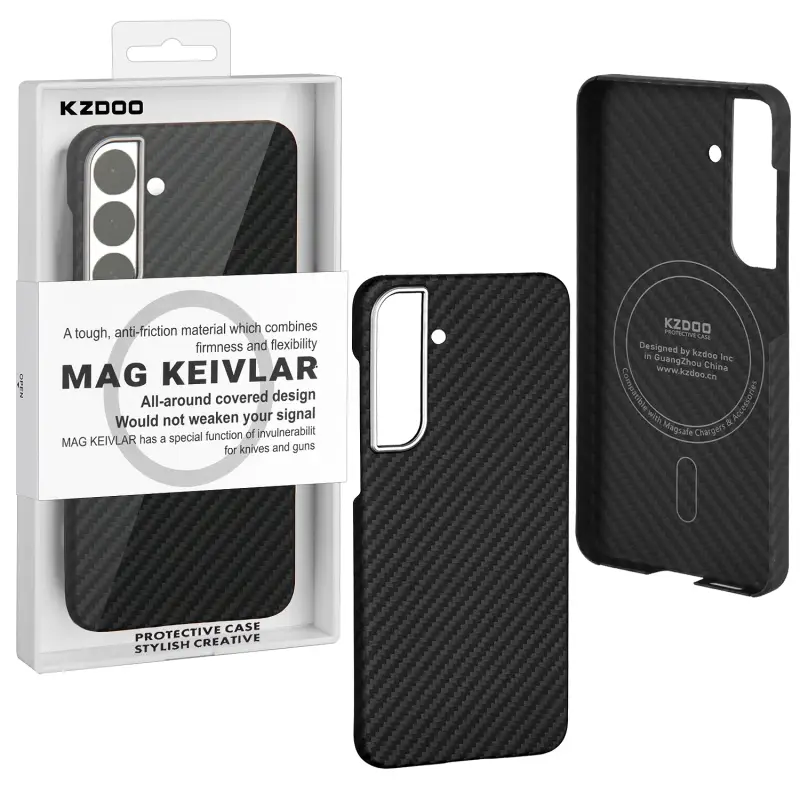 Чехол SAM S24 Plus Kevlar MagSafe Black K-DOO Чехол SAM S24 Plus Kevlar MagSafe Black K-DOO