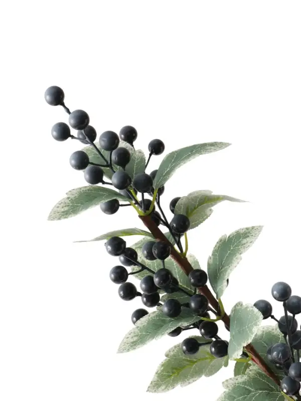 Цветы искусственные &laquo;Ветка ягодная&raquo;, h=57 см, синие