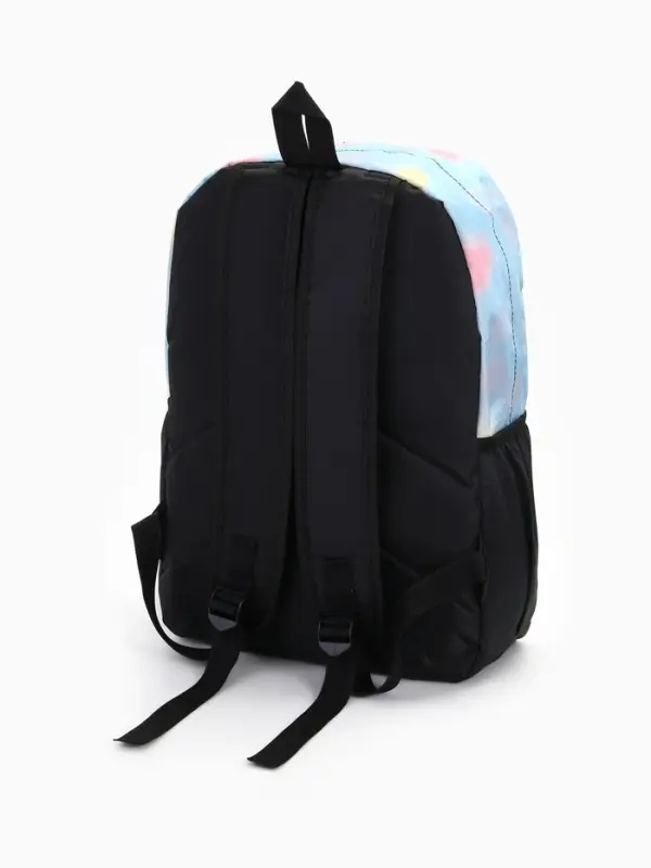 Рюкзак школьный &laquo;Сердечки&raquo;, для девочки, 30&times;13&times;42 см, голубой