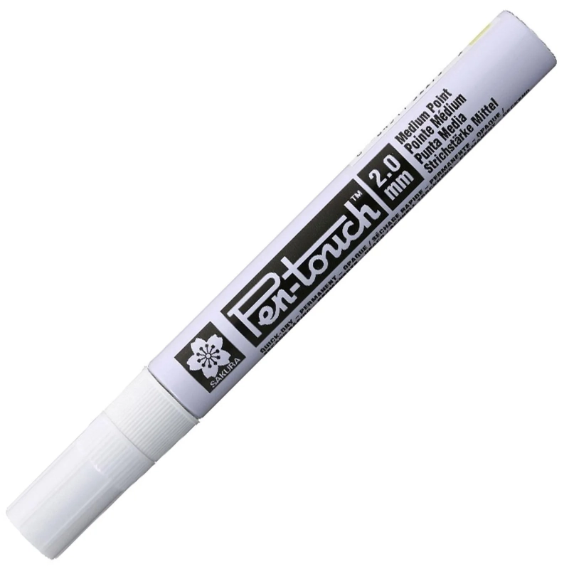 Маркер лаковый Sakura Pen-Touch 2 мм желтый XPFKA302