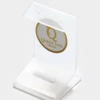 Подставка под серьги и кольцо, 4&times;4&times;6.5 см, оргстекло 1.5 мм, прозрачная