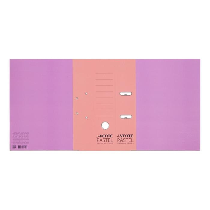 Папка-регистратор А4, 75 мм, deVENTE Pastel, разборный, металлическая окантовка, матовая ламинация, цвет пастельный фиолетовый Папка-регистратор А4, 75 мм, deVENTE Pastel, разборный, металлическая окантовка, матовая ламинация, цвет пастельный фиолетовый