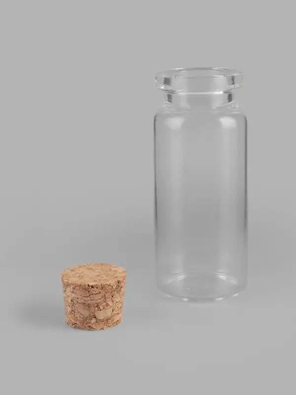 Баночки для хранения бисера, 10 мл, d=2.2&times;5 см, 5 шт.