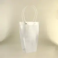 Сумка для цветов прозрачная, влагостойкая, 35&times;26&times;13 см