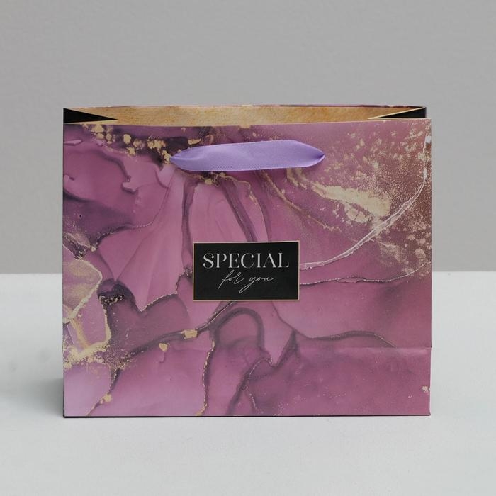 Пакет подарочный ламинированный горизонтальный, упаковка, «Special for you», 22 х 17.5 х 8 см Пакет подарочный ламинированный горизонтальный, упаковка, «Special for you», 22 х 17.5 х 8 см