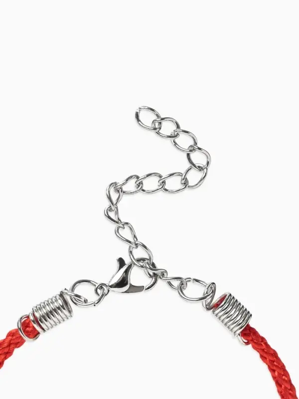 Браслет-оберег &laquo;Красная нить&raquo;, талисман защиты, ангел хранитель, цвет серебро, L=20 см