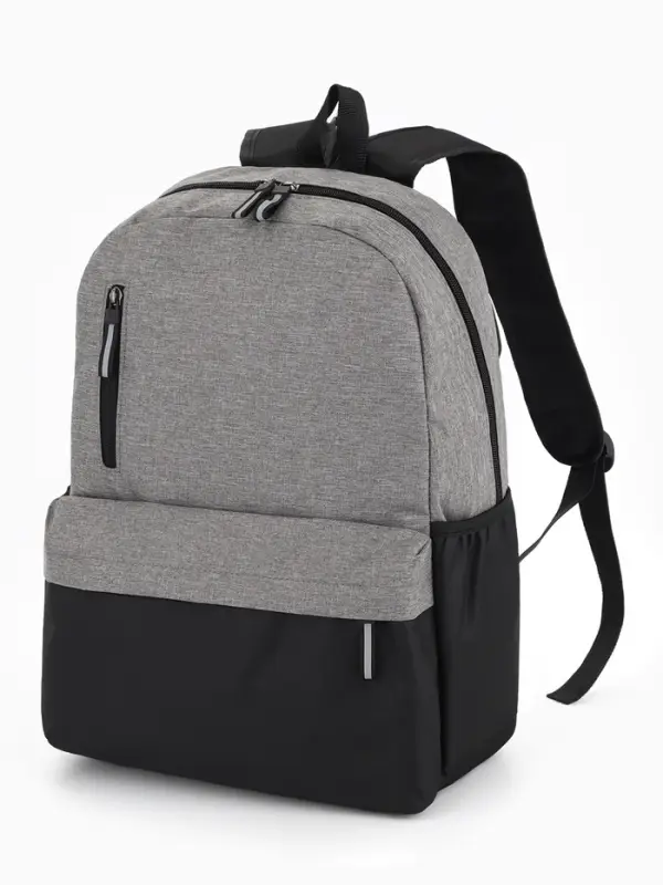Рюкзак 30*12*43 см, 1 отд. 4 н/карм, Комби сер/черный