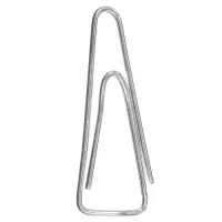 Скрепки канцелярские 25 мм, 100 штук, ErichKrause, никелированные, треугольные, картонная упаковка