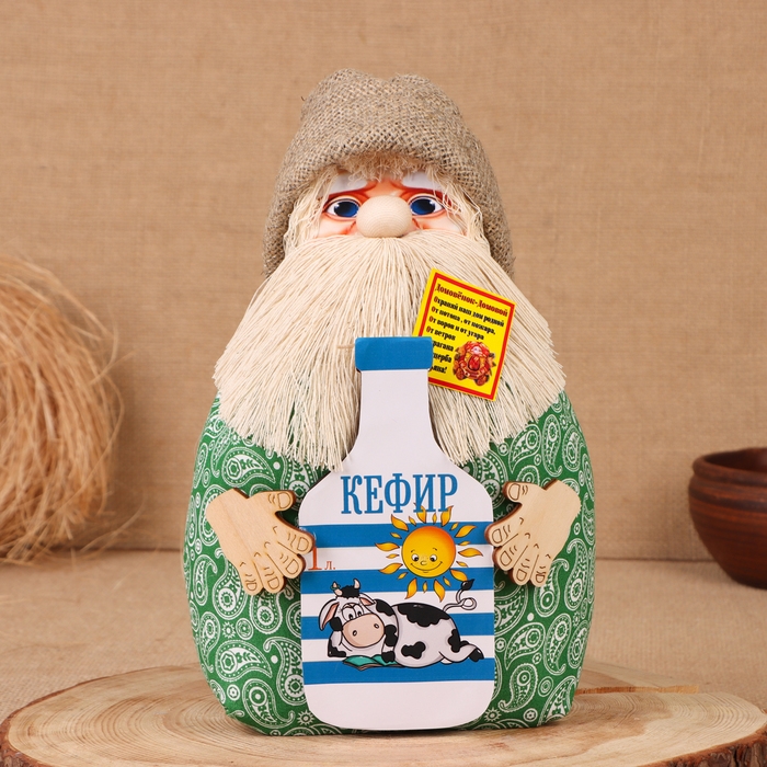 Домовой Домовой "Добрыня с кефиром", 28х15х13 см