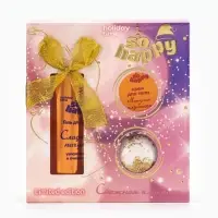 Подарочный набор косметики So Happy holiday time снежная клубника, 370 г