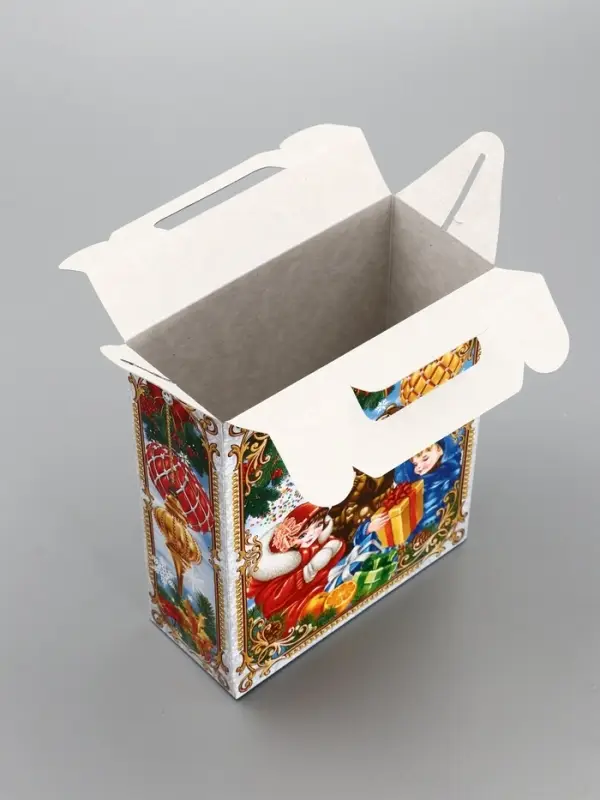 Подарочная коробка новогодняя «Дети», для сладких подарков,14×6×21 см Подарочная коробка новогодняя «Дети», для сладких подарков,14×6×21 см