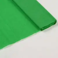 Бумага крепированная 50&times;200 см, в рулоне, 32 г/м&sup2;, зелёная