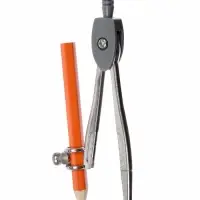 Набор чертежный Calligrata, 9 предметов, в металлическом пенале