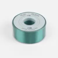 Лента атласная TEIRA, двухсторонняя, 38 мм, 25&plusmn;1 м, зелёная №0589