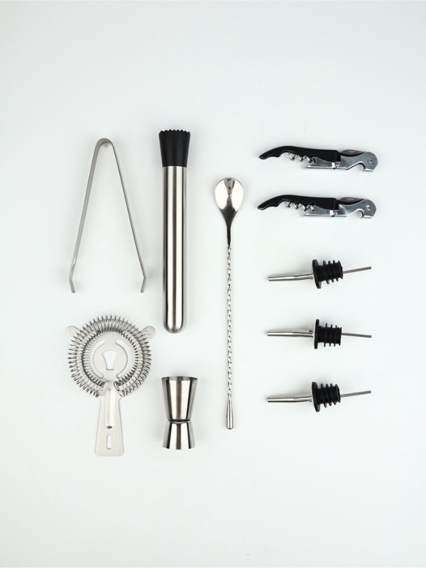 Набор для приготовления коктейлей "Знает толк в градусах", 10 предметов