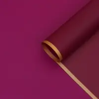 Пленка флористическая для цветов, &laquo;Бронзовая полоса&raquo;, фиолетовая, 57&times;57 см