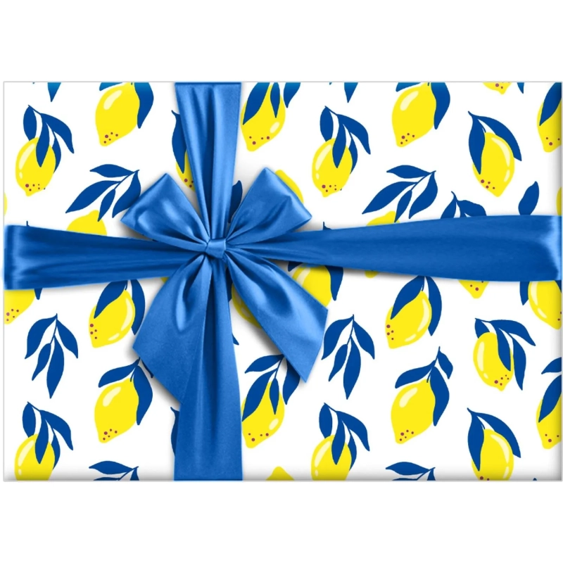 Бумага упаковочная Яркие лимончики, 15.25.02533