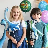 Воздушный шар фольгированный 21" &laquo;Доктор динозавров. Бронхи&raquo;, 5 шт.