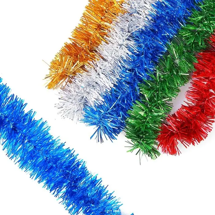 Мишура новогодняя «Праздничная» d-2,5 см, L-200 см, МИКС Мишура новогодняя «Праздничная» d-2,5 см, L-200 см, МИКС