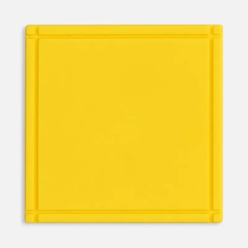 Лейбл из ПВХ Dzeta, L, желтый