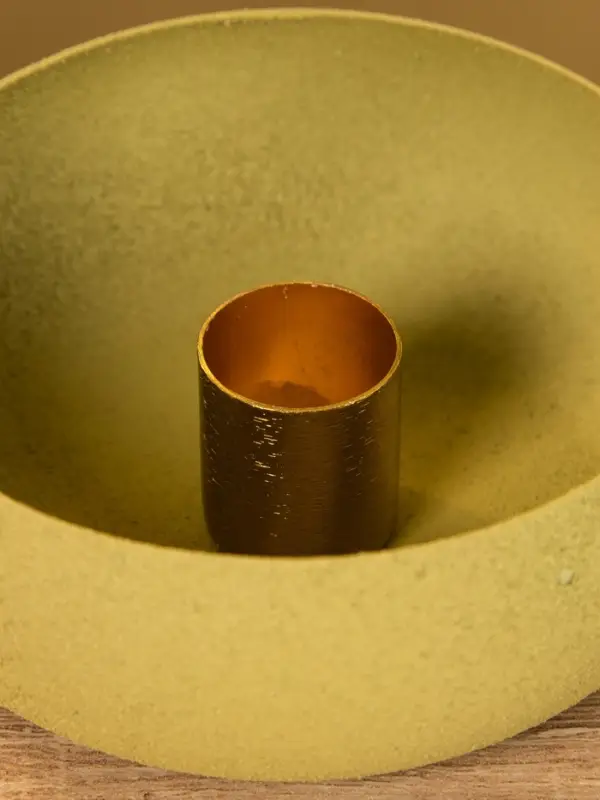 Подсвечник на 1 свечу на магнитах "Олива" 11х11х4 см