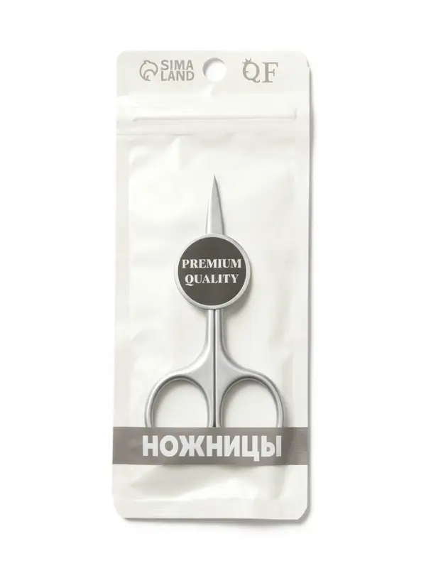 Ножницы маникюрные &laquo;Premium&raquo;, прямые, узкие, 9.5 см, на блистере