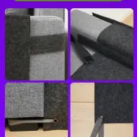 Когтеточка на диван, 57.5&times;59.5 см, войлок, темно-серая