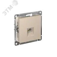 ATLASDESIGN РОЗЕТКА компьютерная RJ45, кат. 5Е, механизм, ПЕСОЧНЫЙ