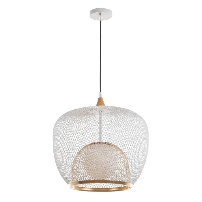 Светильник BayerLux Светильник BayerLux "Маура" Е27 40Вт бело-золотой 40х40х32-132см