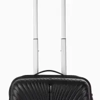 Чемодан на колёсах, 20", кодовый замок, 36&times;20&times;54 см, чёрный