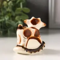 Фигурка фарфор &laquo;Козлик - качалка&raquo;, 6.5 см, гжель цветная, МИКС