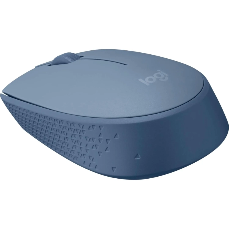 Мышь компьютерная Logitech М171 беспроводная голубой (910-006866)