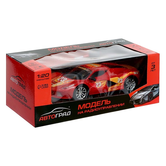 Машина радиоуправляемая «СпортКар», работает от батареек, цвет красный Машина радиоуправляемая «СпортКар», работает от батареек, цвет красный