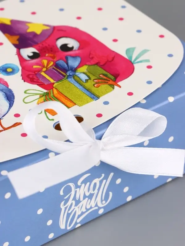 Подарочная коробка сборная с окном «Сюрприз», 16.5×11, 5×5 см