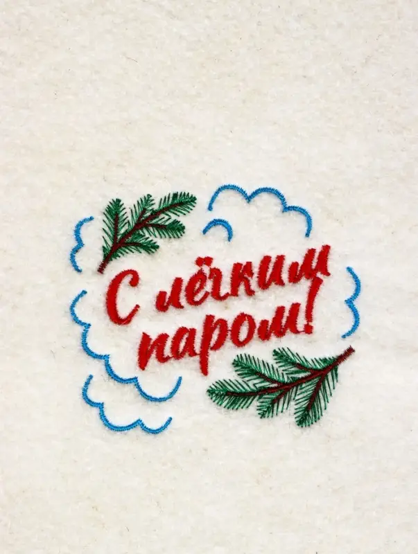 Набор для бани Набор для бани "С лёгким паром", белый