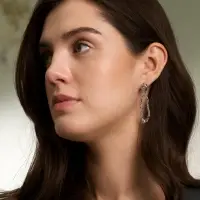 Серьги жемчуг &laquo;Корейский стиль&raquo;, белые в серебре